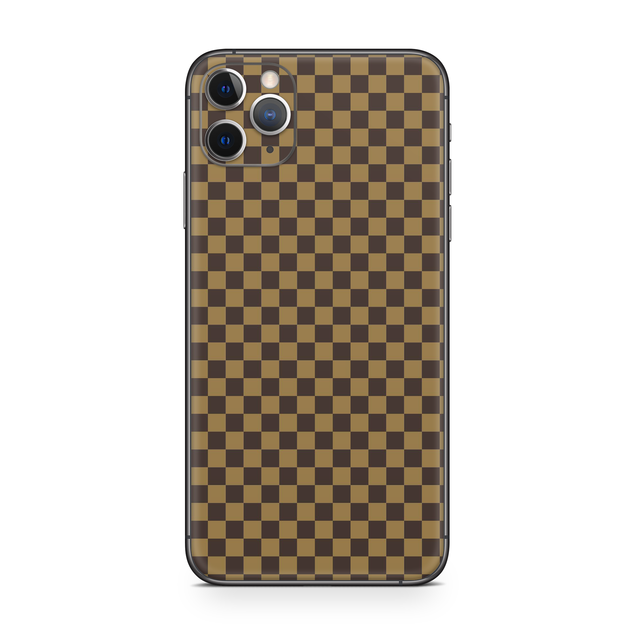Apple iPhone Checkers brown Skin