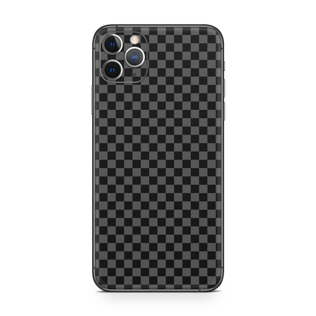 Apple iPhone Checkers black Skin