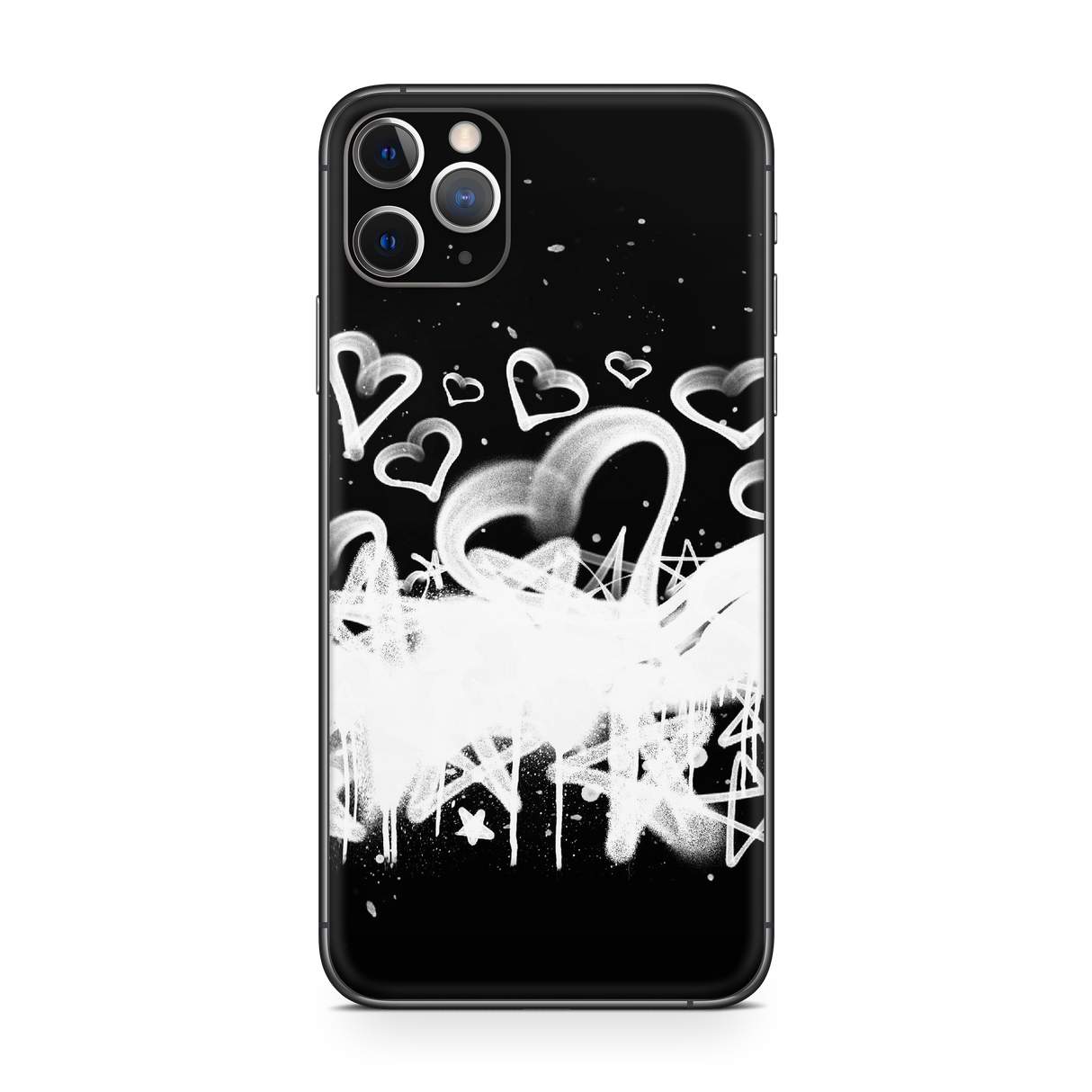 Apple iPhone Hearts and Stars Skin