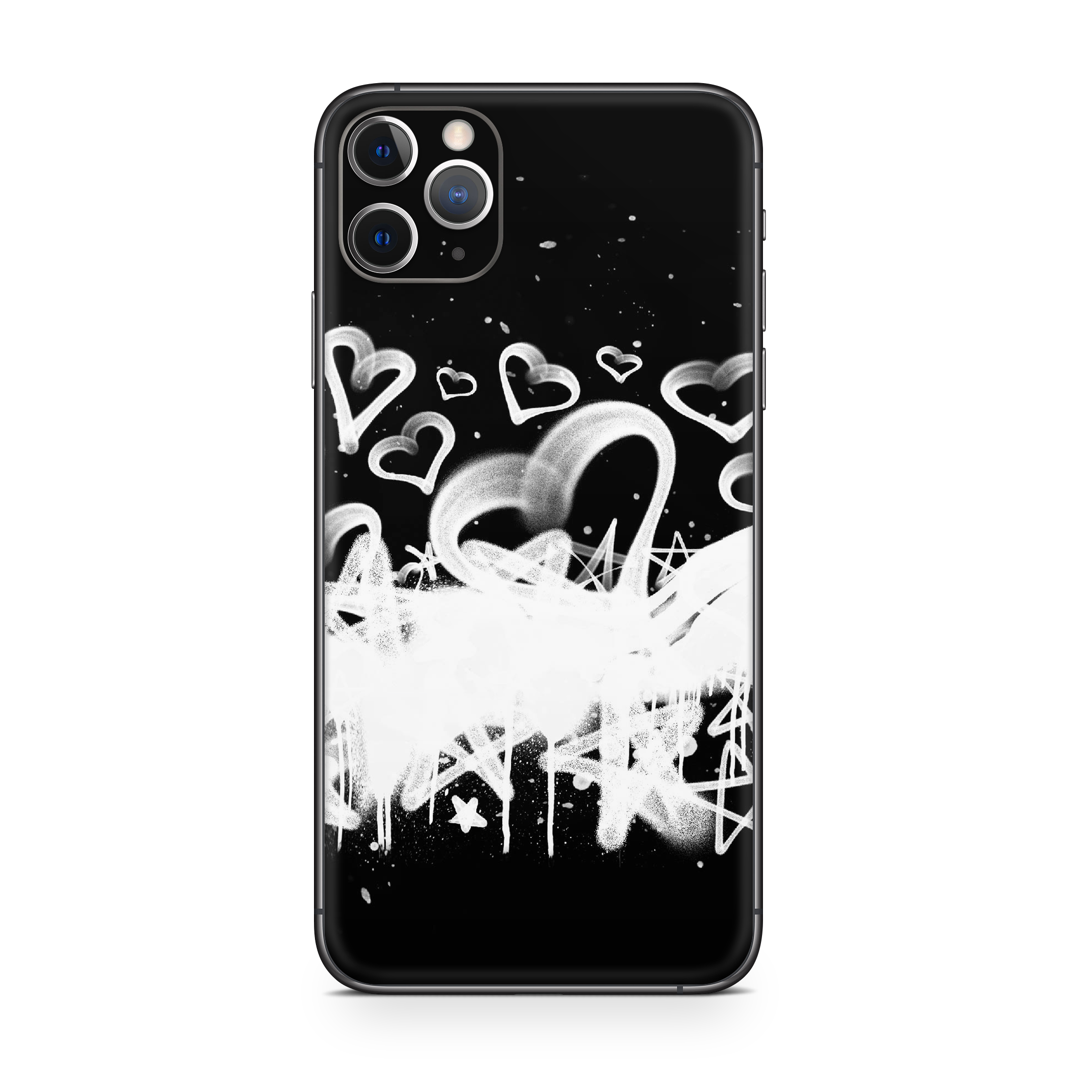 Apple iPhone Hearts and Stars Skin