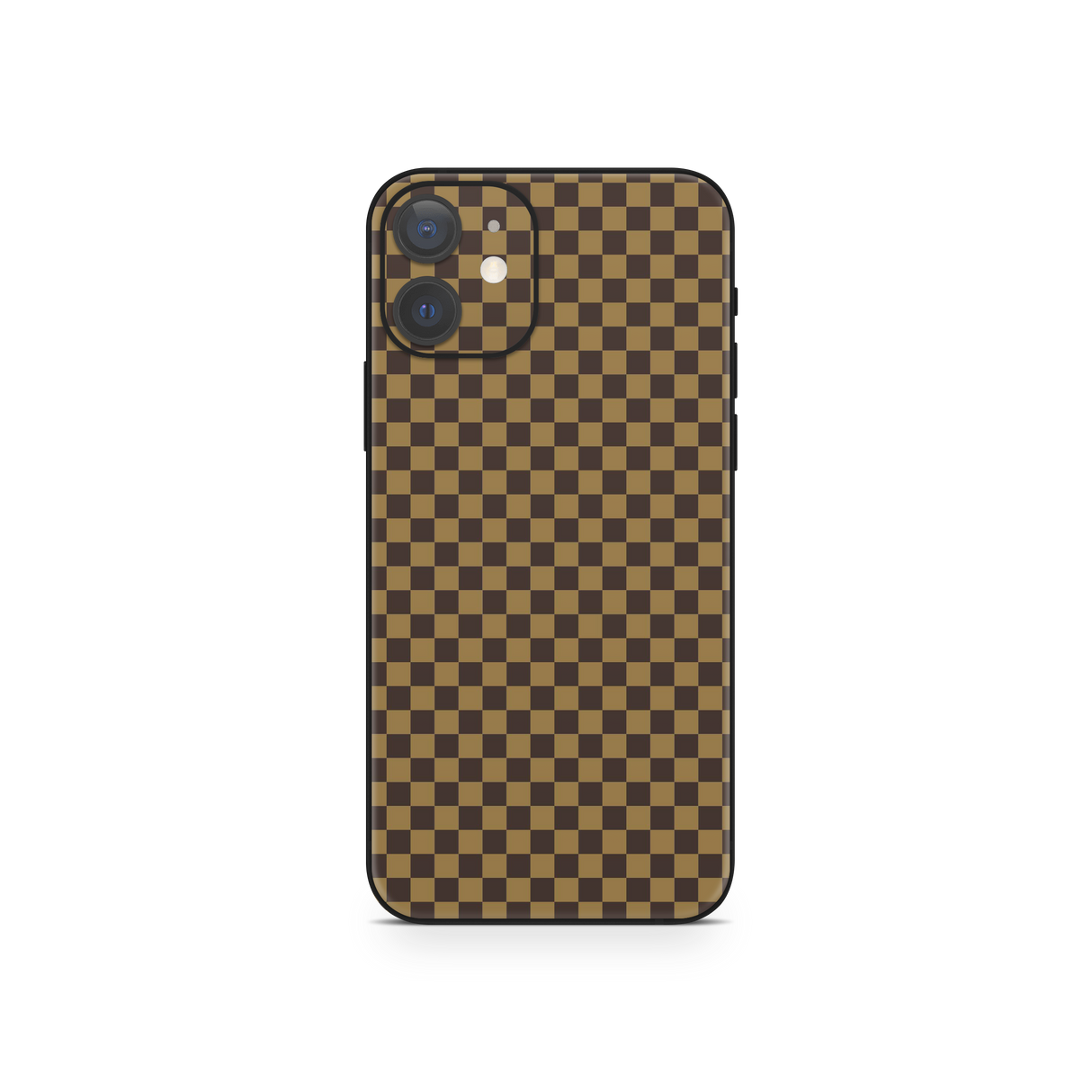 Apple iPhone Checkers brown Skin