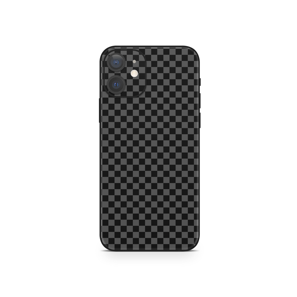 Apple iPhone Checkers black Skin