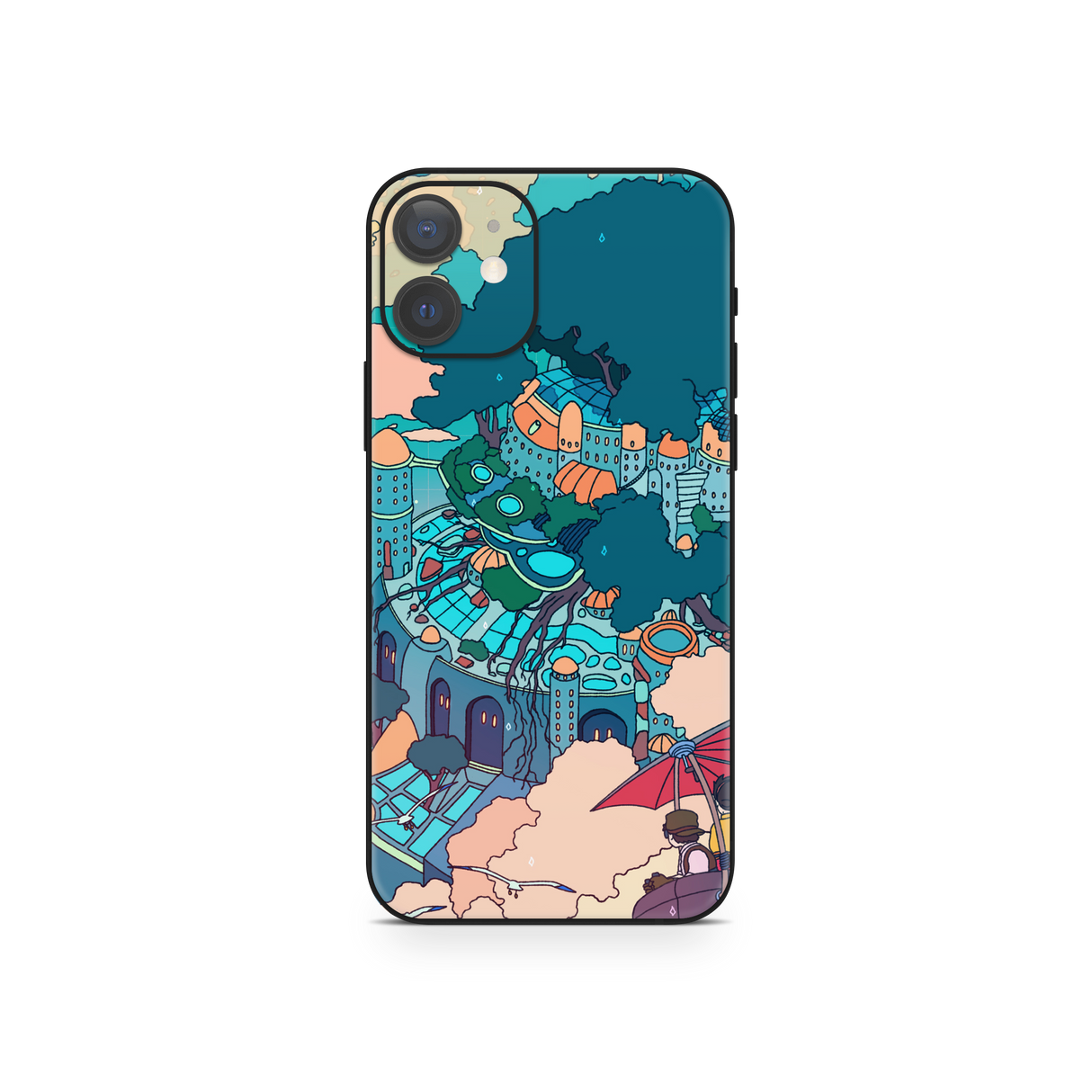 Apple iPhone Castle in the Sky Skin