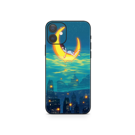 Apple iPhone Girl on the Moon Skin