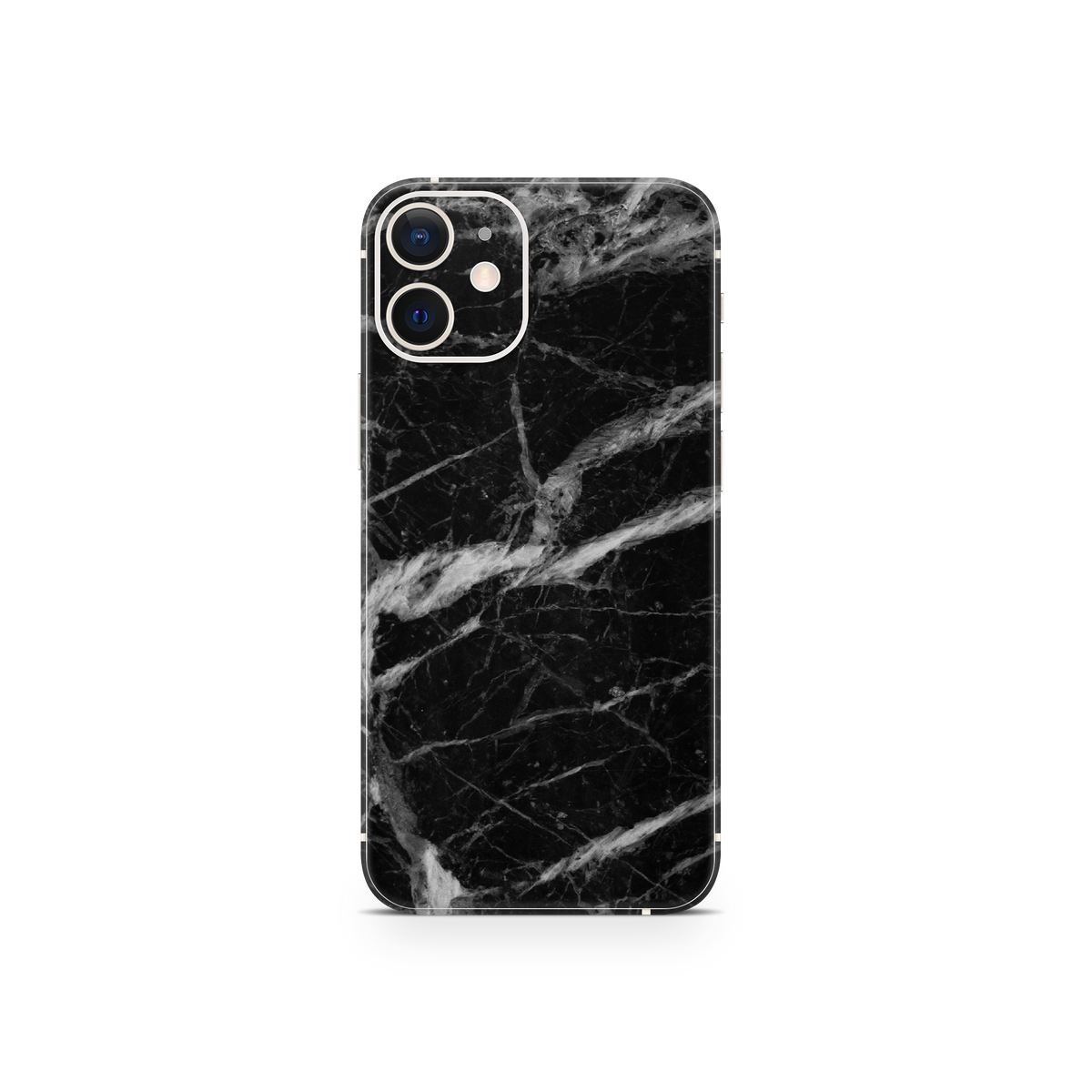Apple iPhone 12 Mini Black Marble Skin
