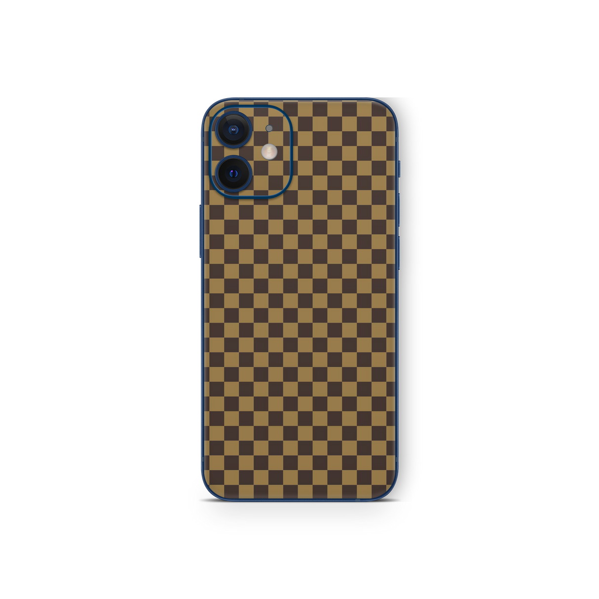 Apple iPhone Checkers brown Skin