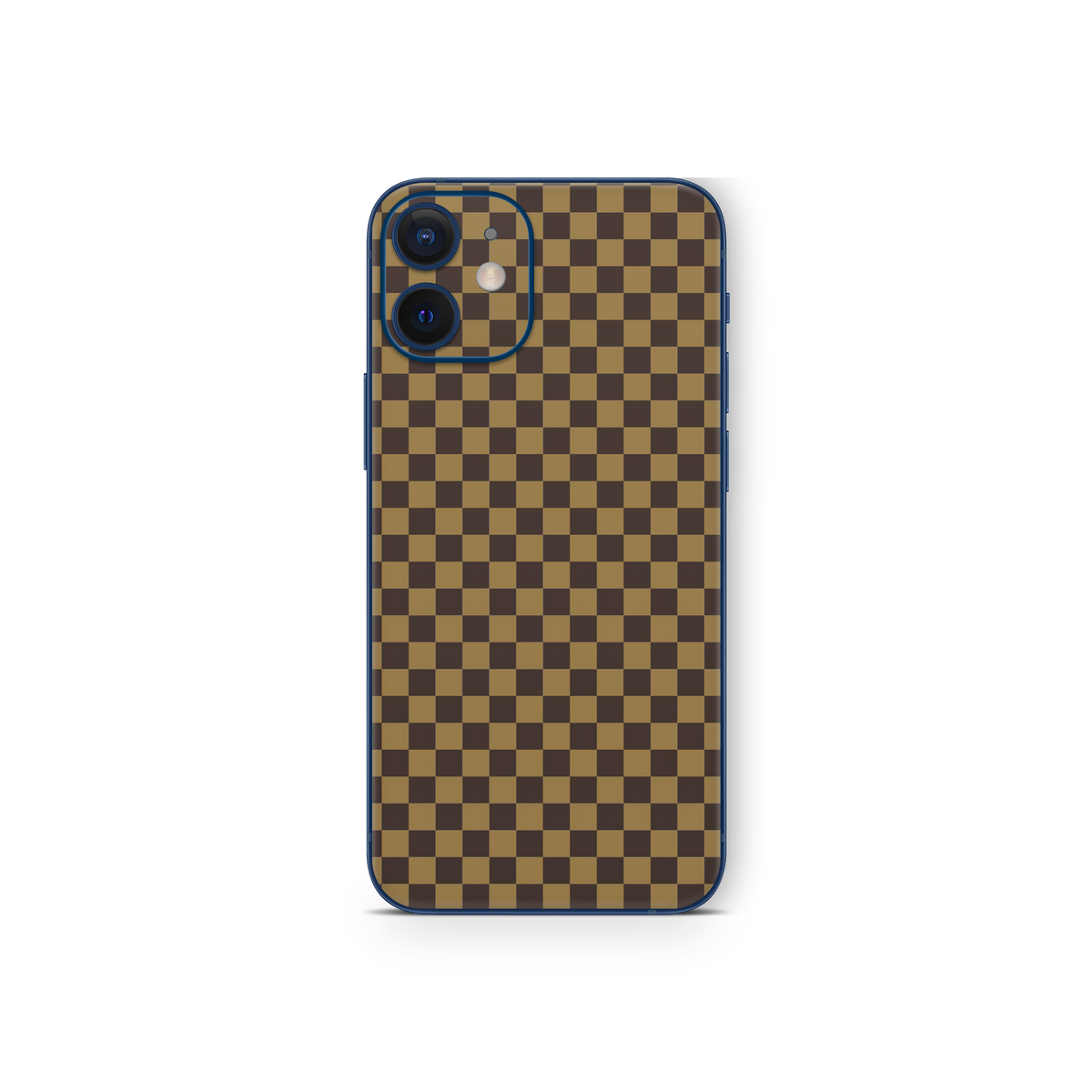 Apple iPhone Checkers brown Skin