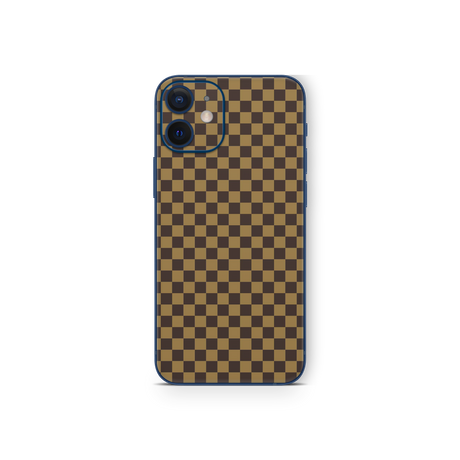 Apple iPhone Checkers brown Skin