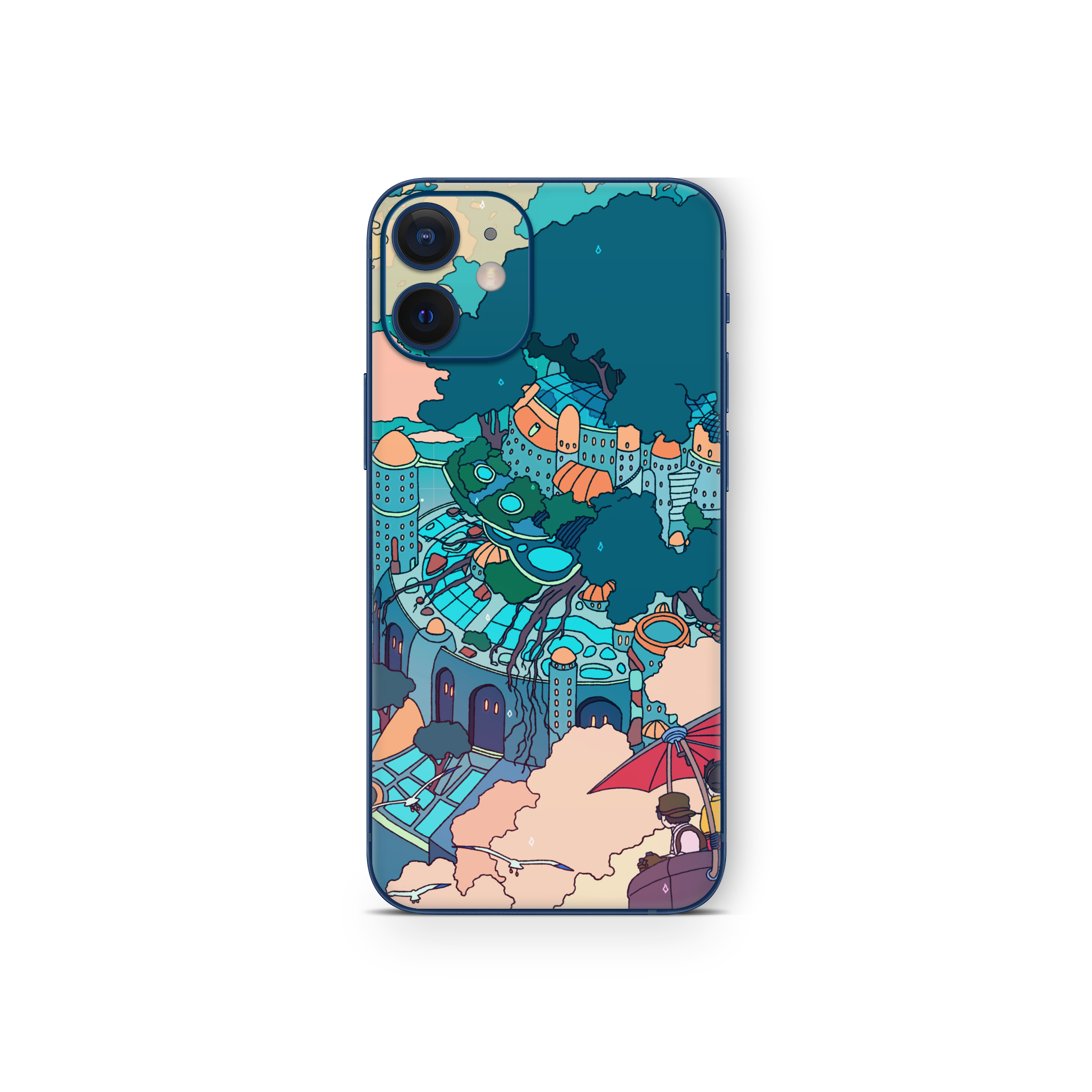 Apple iPhone Castle in the Sky Skin