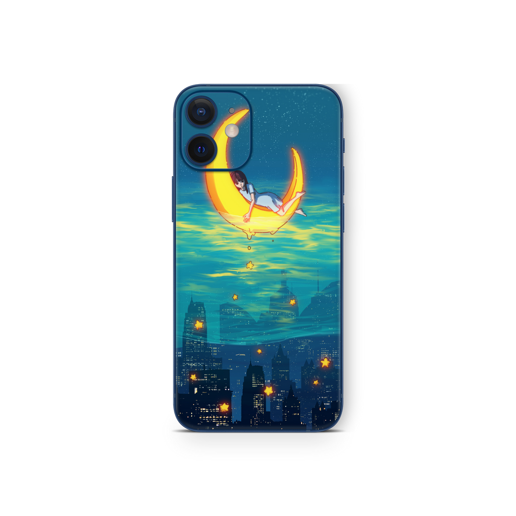 Apple iPhone Girl on the Moon Skin