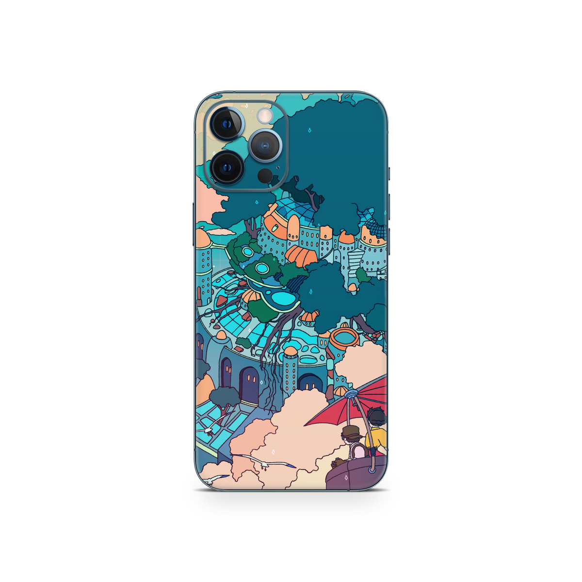 Apple iPhone Castle in the Sky Skin