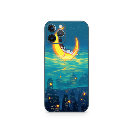 Apple iPhone Girl on the Moon Skin