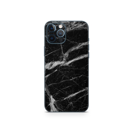 Apple iPhone Black Marble Skin