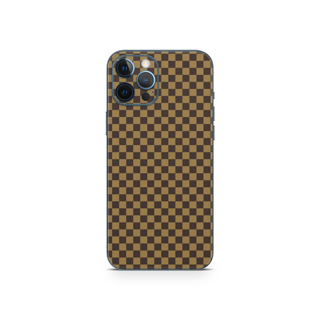 Apple iPhone Checkers brown Skin