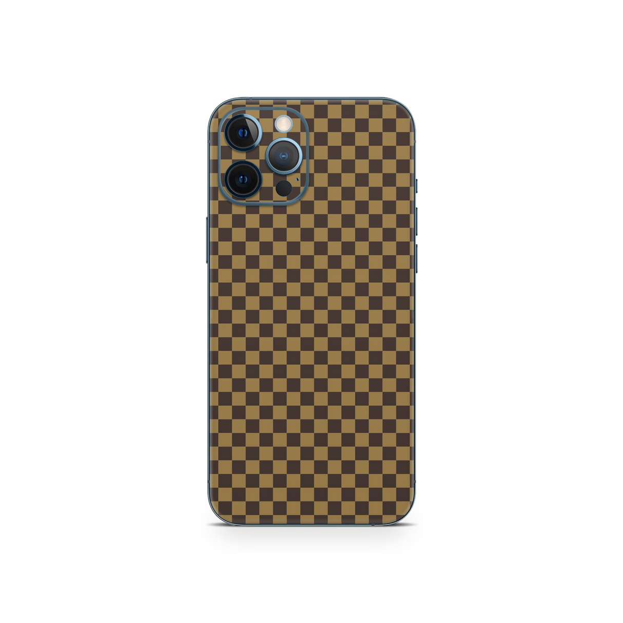 Apple iPhone Checkers brown Skin