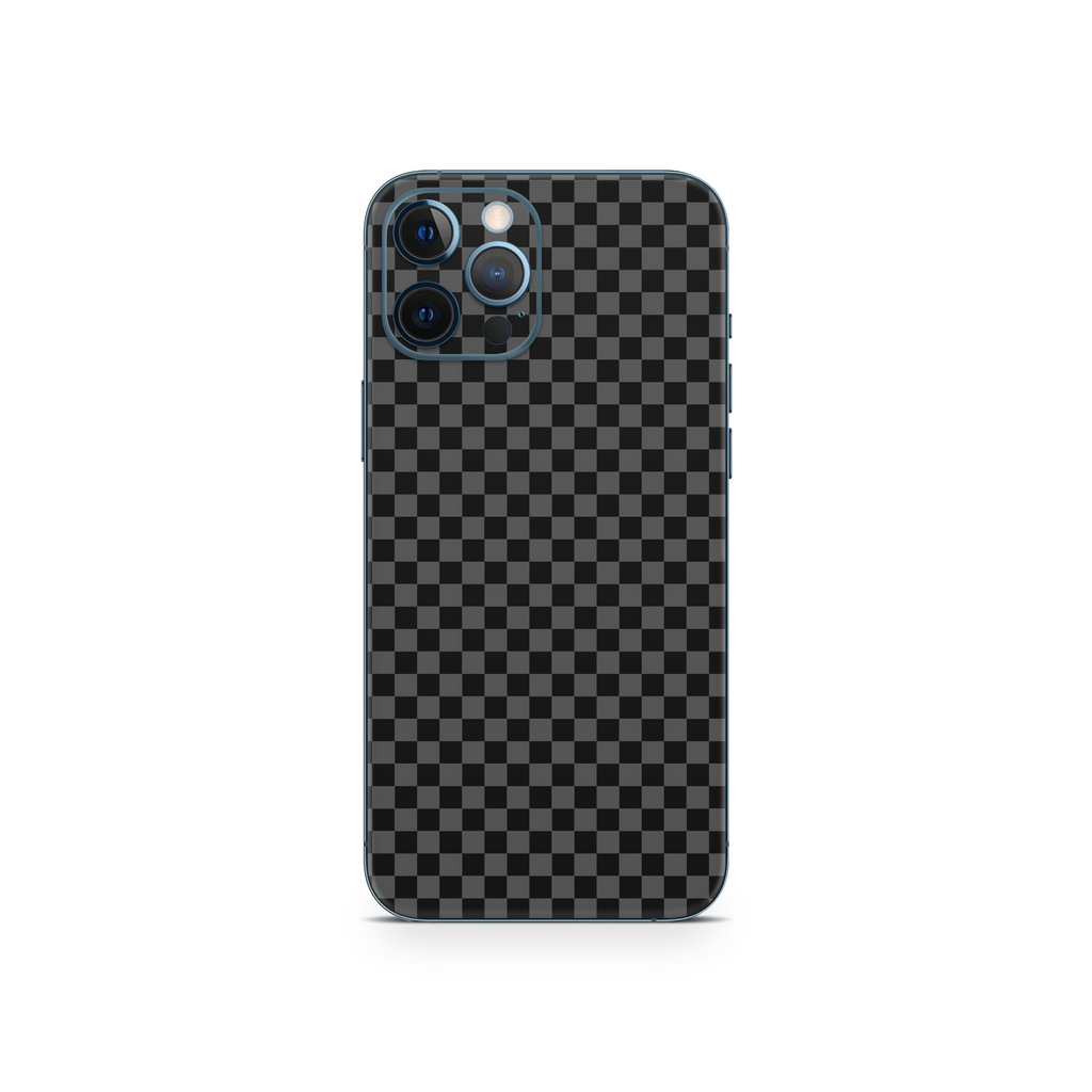 Apple iPhone Checkers black Skin