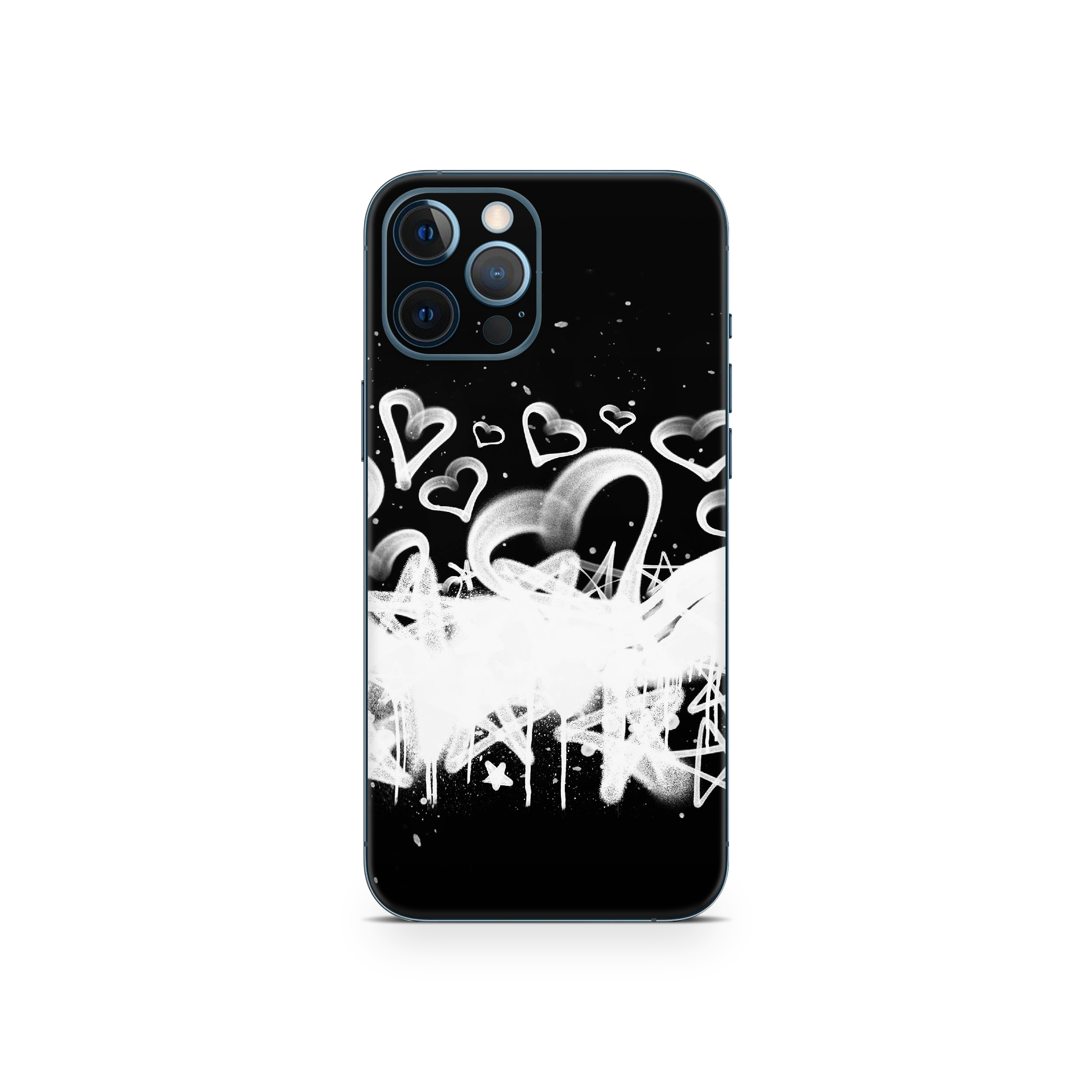 Apple iPhone Hearts and Stars Skin