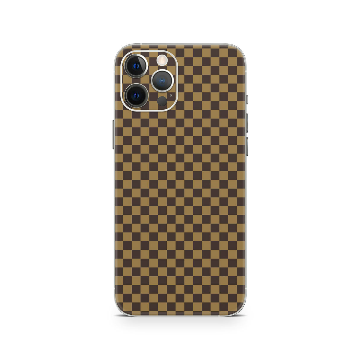 Apple iPhone Checkers brown Skin