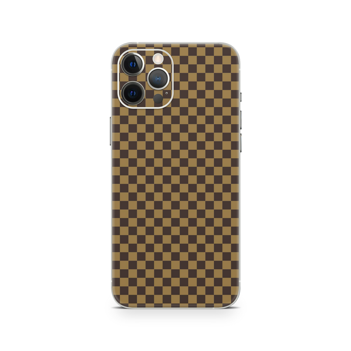 Apple iPhone Checkers brown Skin