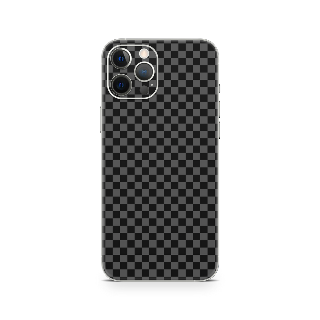 Apple iPhone Checkers black Skin