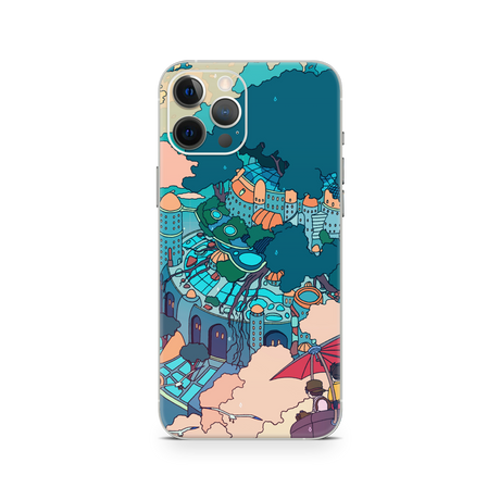 Apple iPhone Castle in the Sky Skin