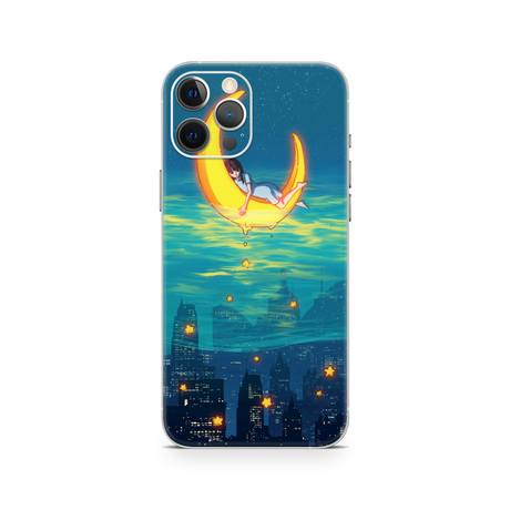 Apple iPhone Girl on the Moon Skin