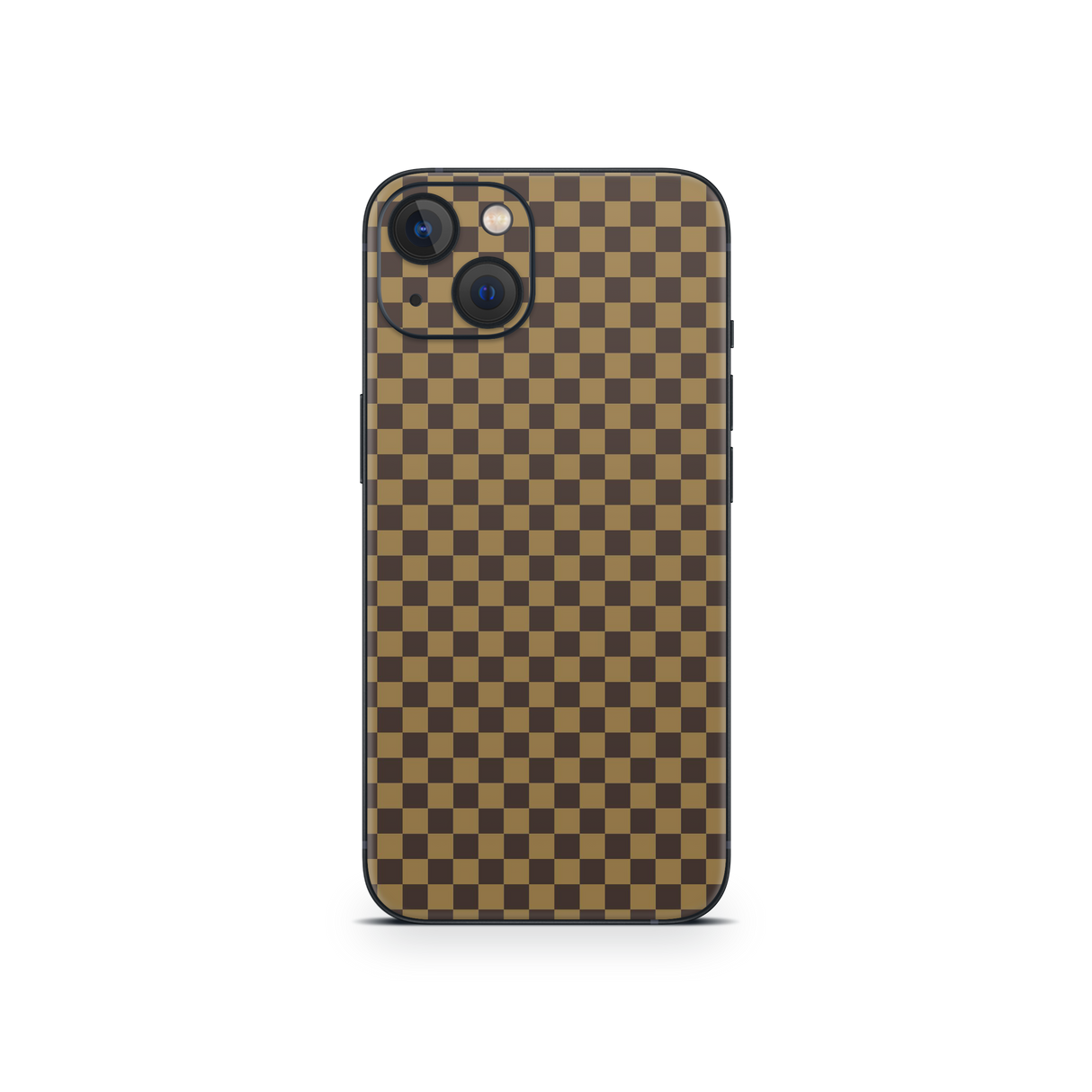 Apple iPhone Checkers brown Skin