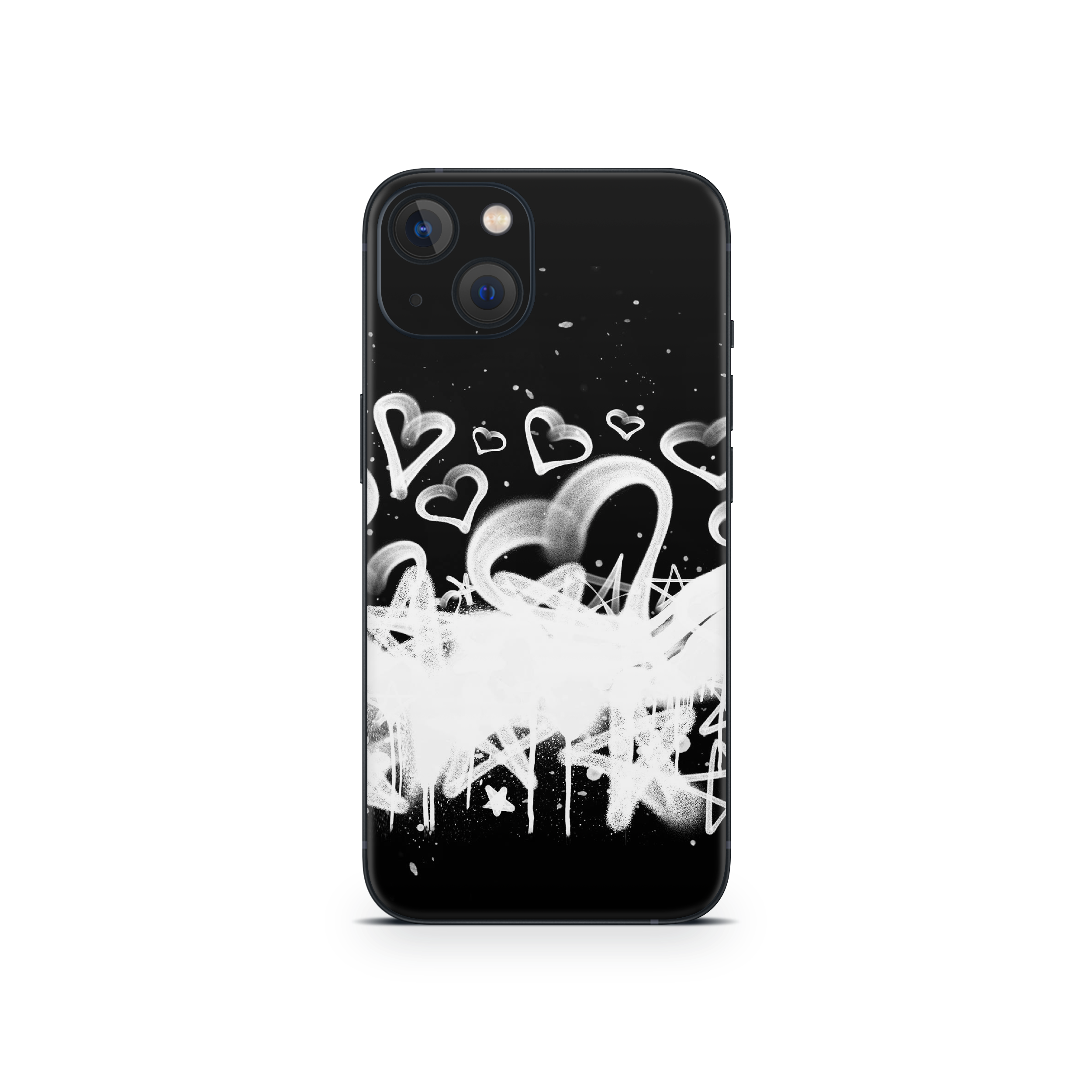 Apple iPhone Hearts and Stars Skin