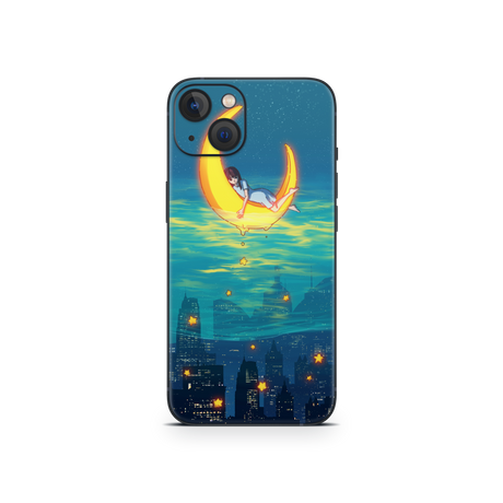 Apple iPhone Girl on the Moon Skin