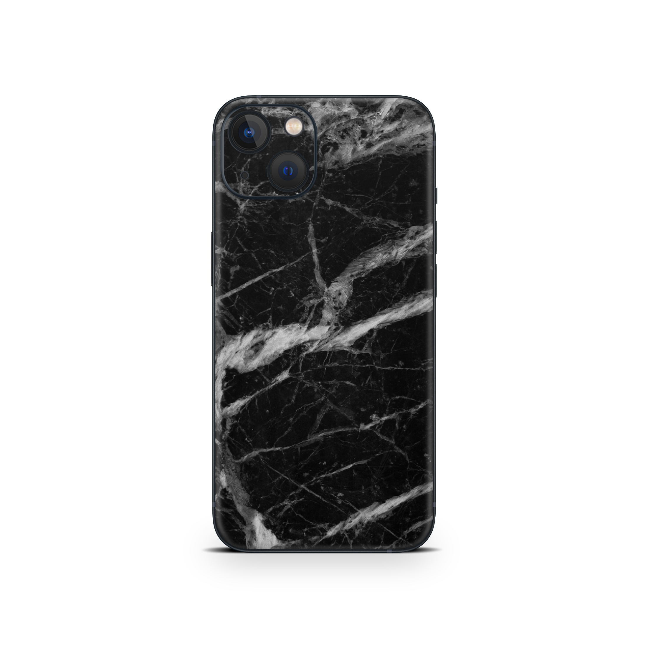 Apple iPhone Black Marble Skin