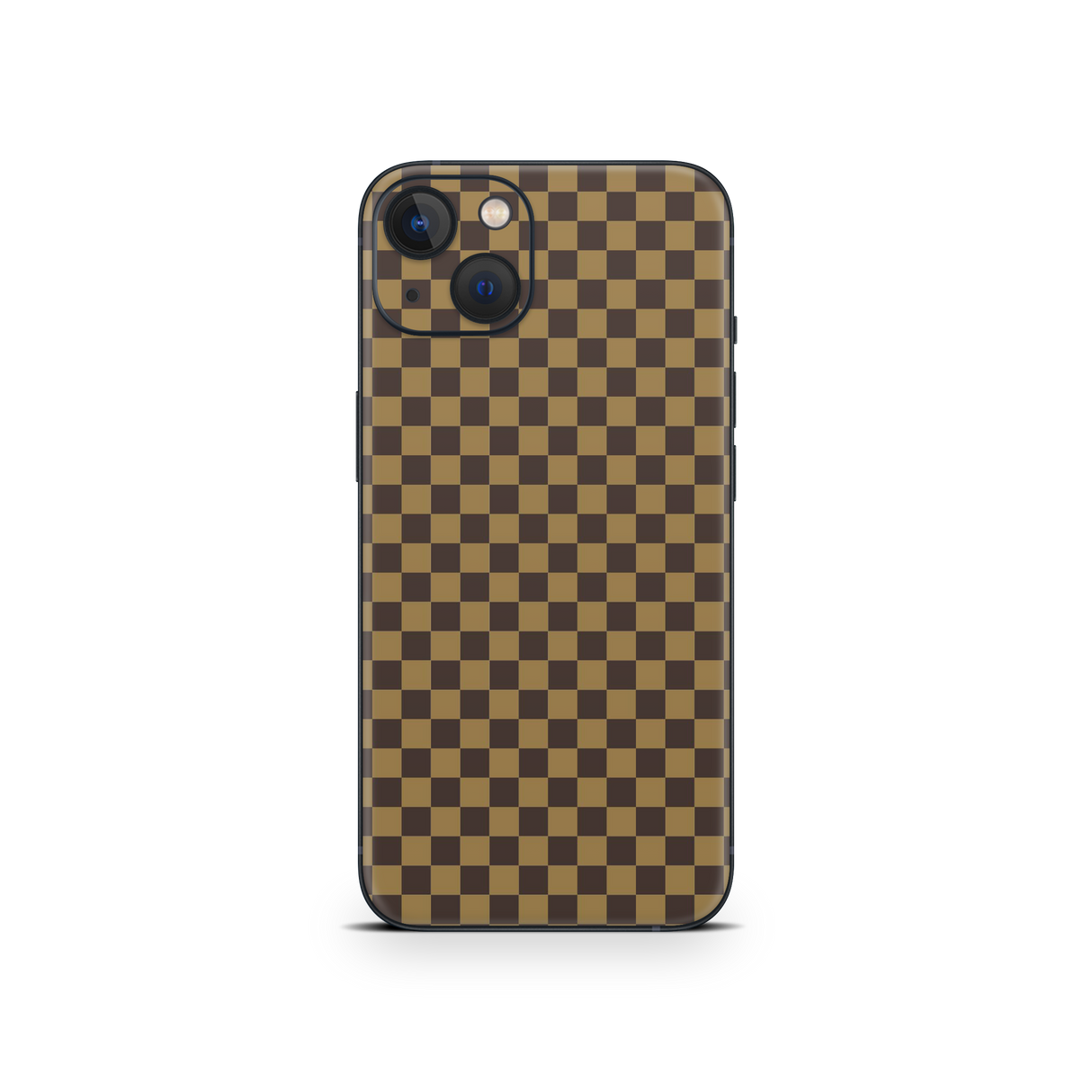 Apple iPhone Checkers brown Skin