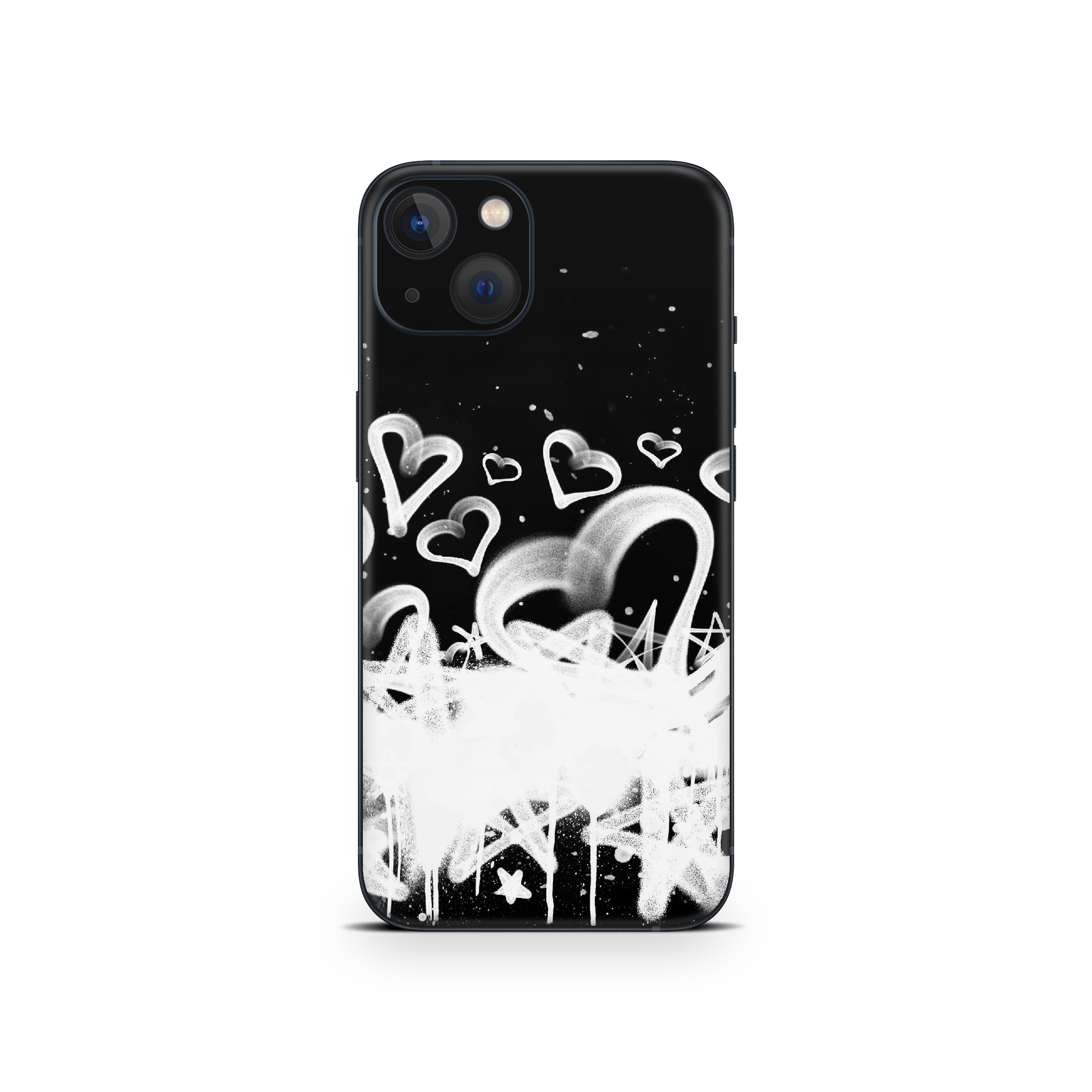 Apple iPhone Hearts and Stars Skin