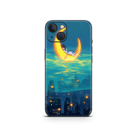 Apple iPhone Girl on the Moon Skin