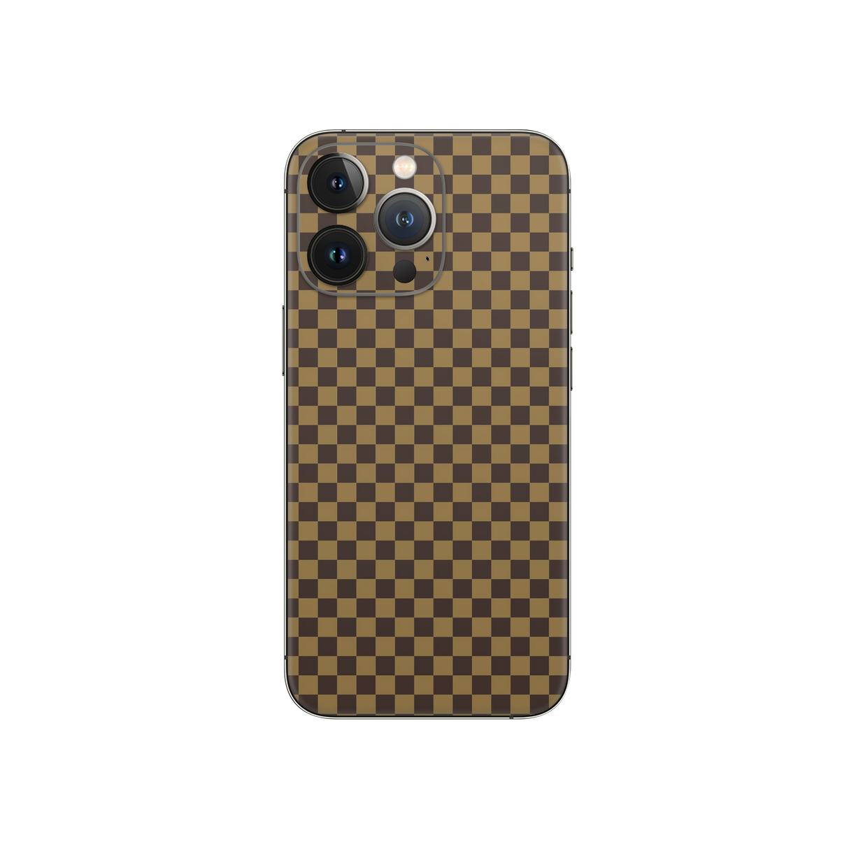 Apple iPhone Checkers brown Skin