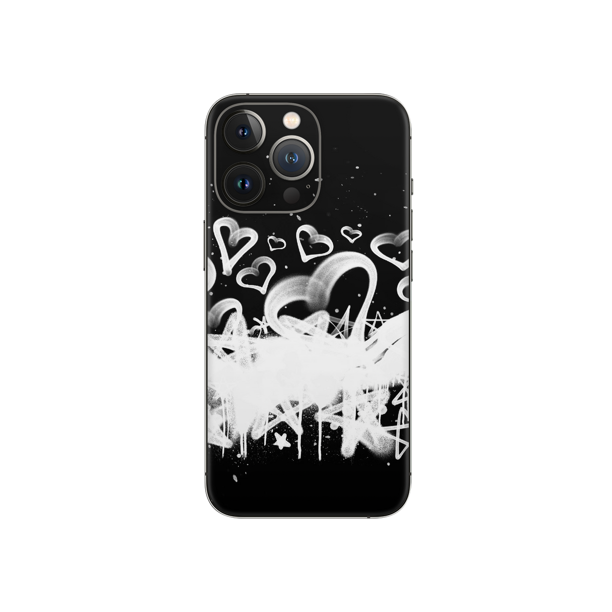 Apple iPhone Hearts and Stars Skin