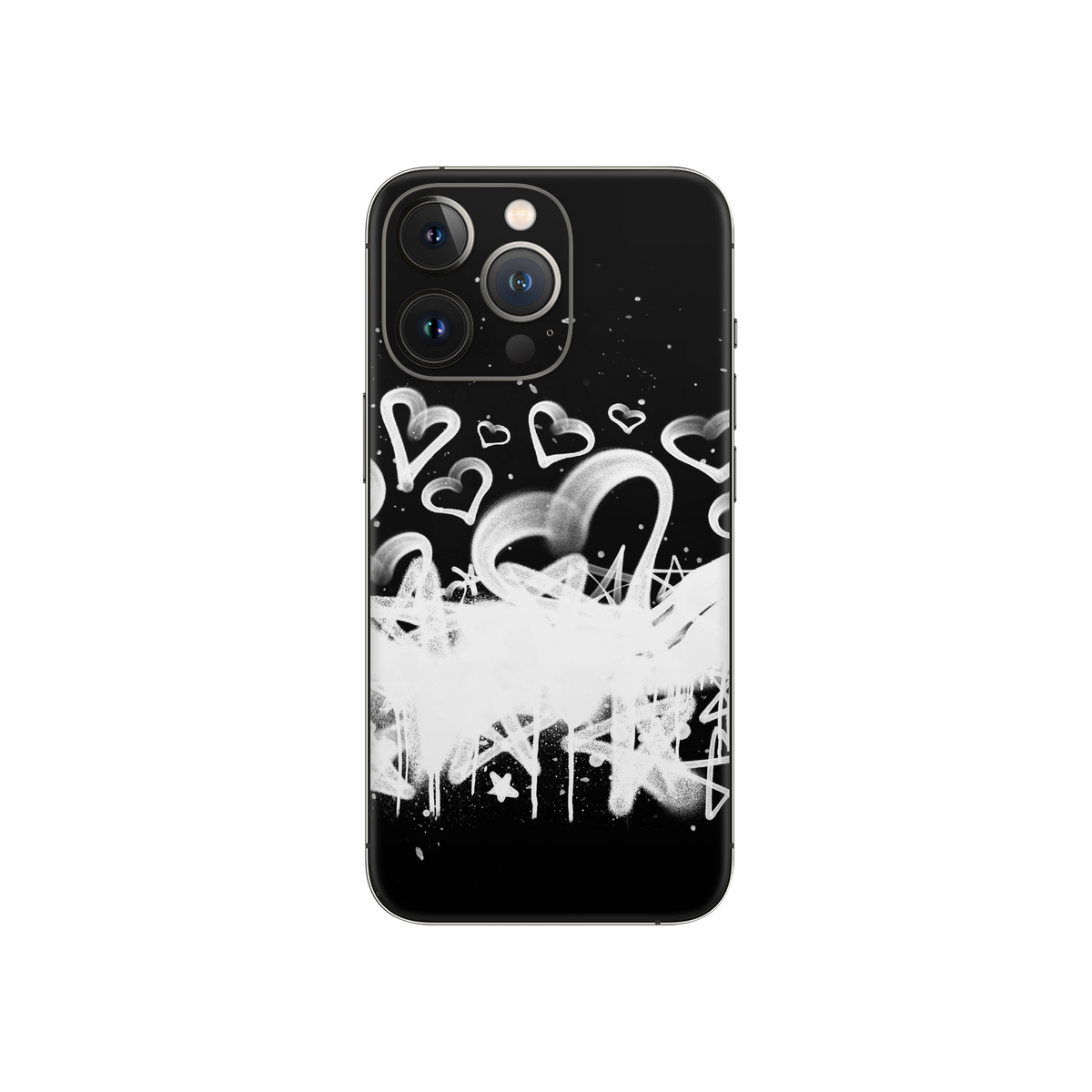 Apple iPhone Hearts and Stars Skin