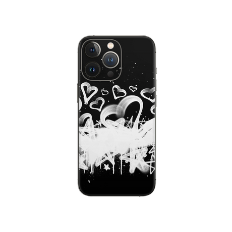 Apple iPhone Hearts and Stars Skin