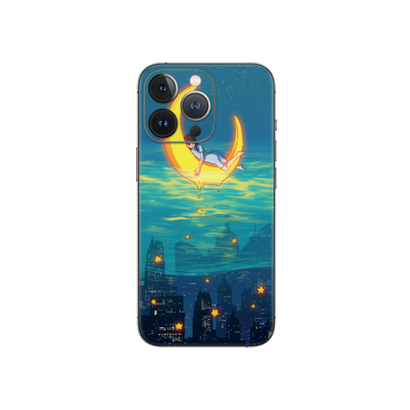 Apple iPhone Girl on the Moon Skin