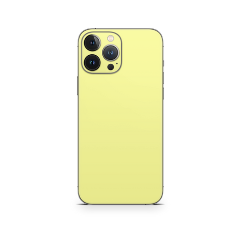 Apple iPhone Pale Yellow Skin