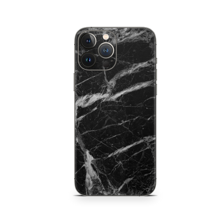 Apple iPhone Black Marble Skin