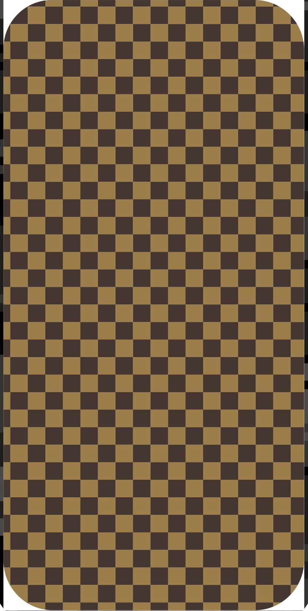 Apple iPhone Checkers brown Skin