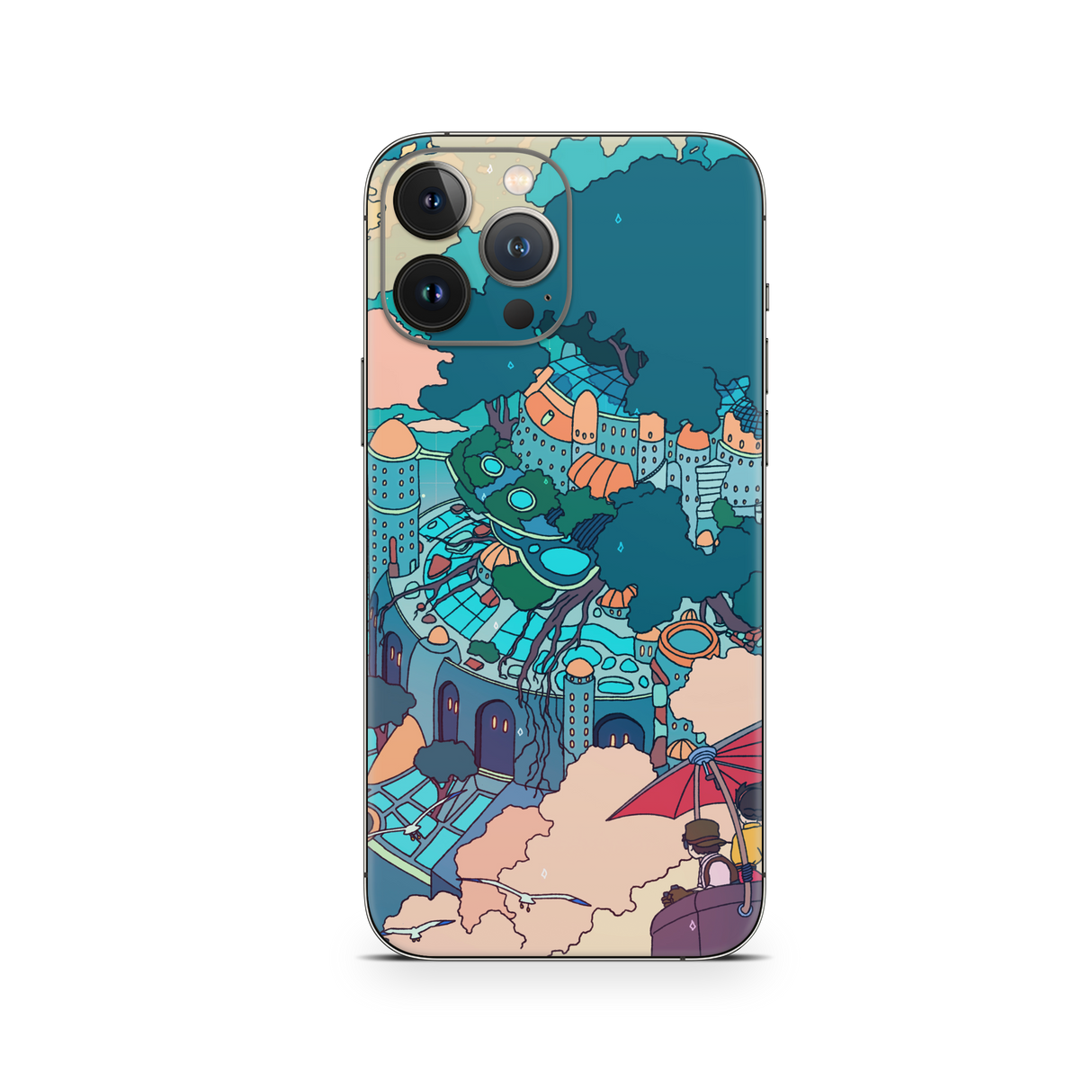 Apple iPhone Castle in the Sky Skin