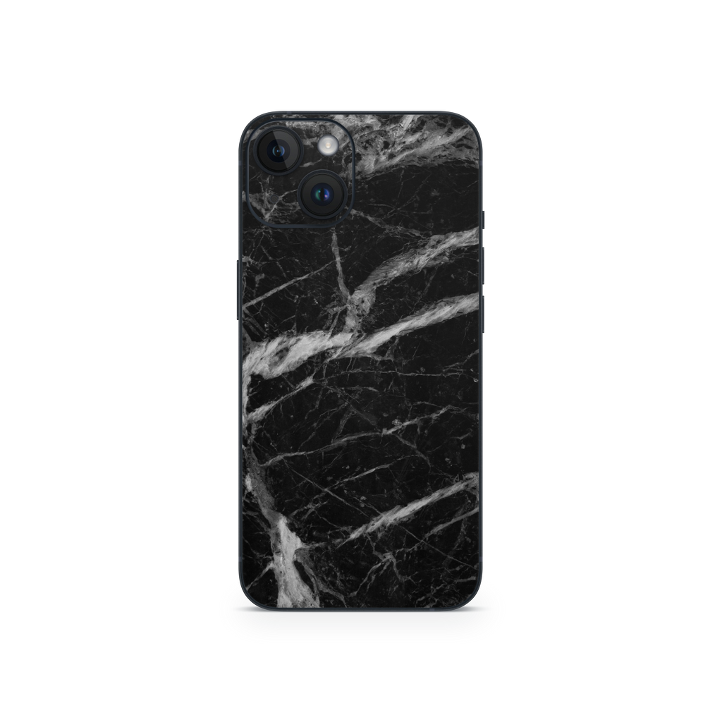 Apple iPhone Black Marble Skin