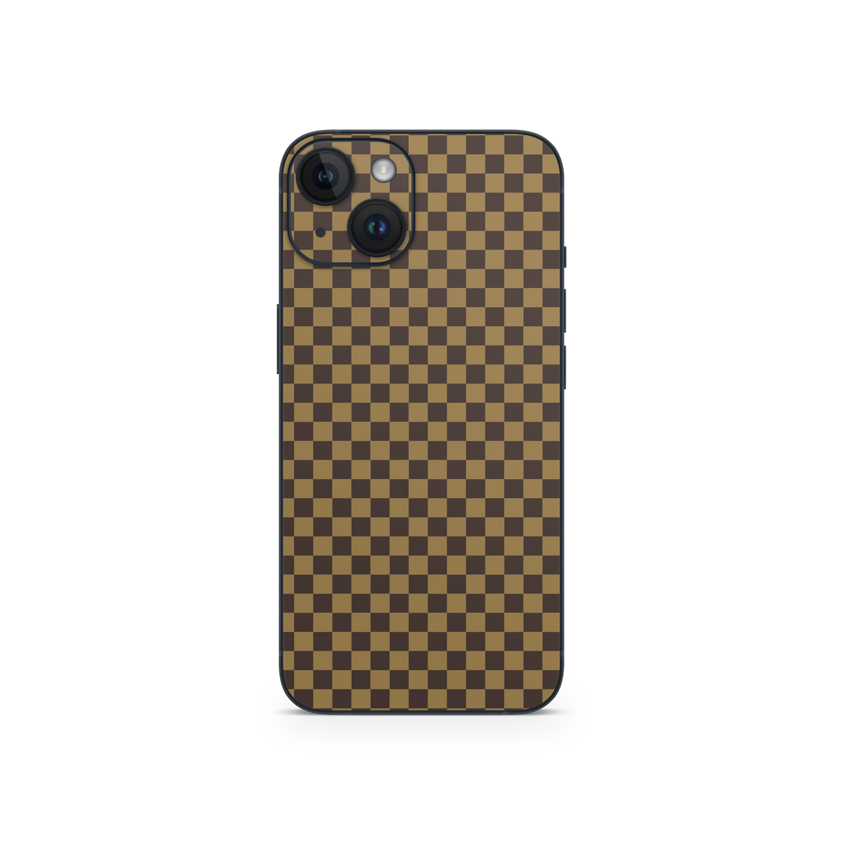 Apple iPhone Checkers brown Skin