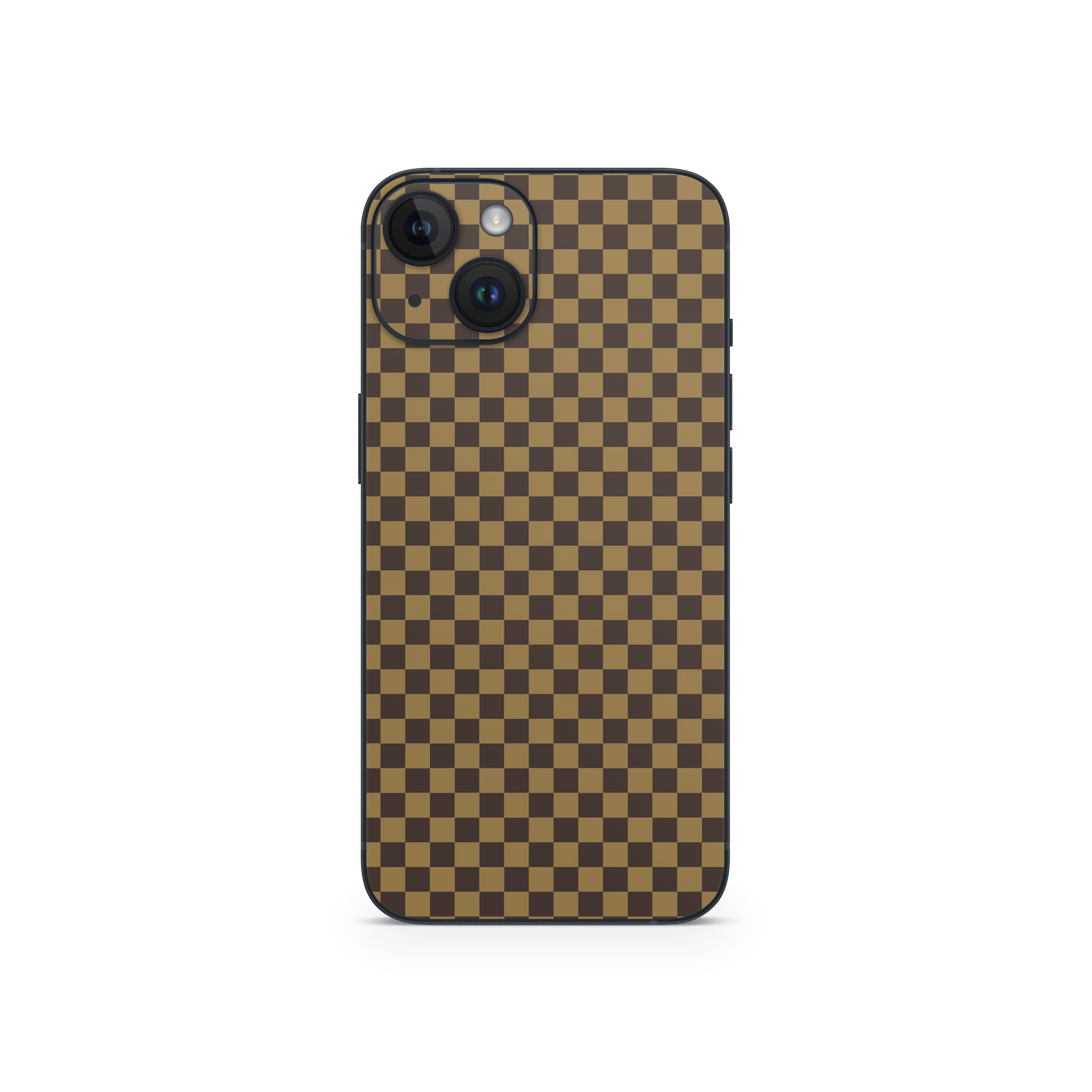 Apple iPhone Checkers brown Skin