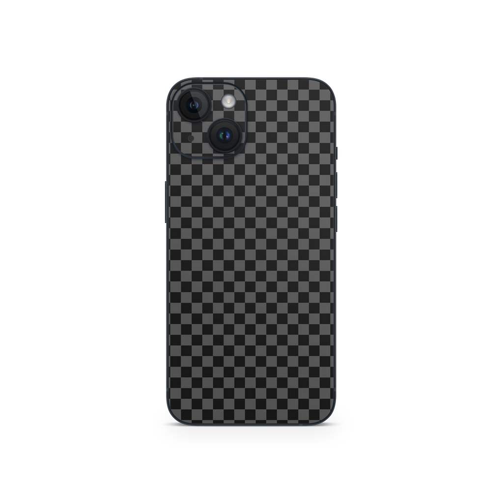 Apple iPhone Checkers black Skin