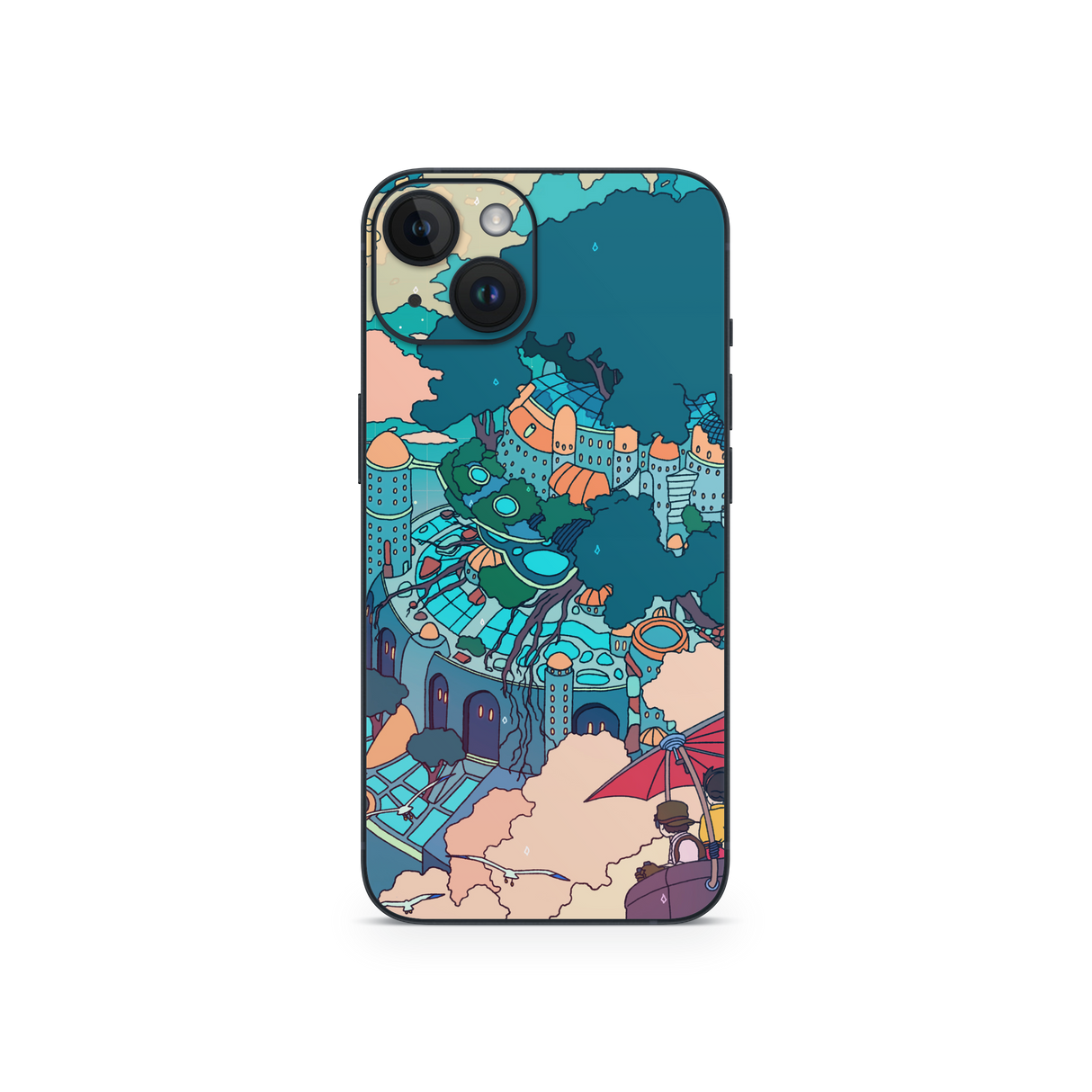 Apple iPhone Castle in the Sky Skin