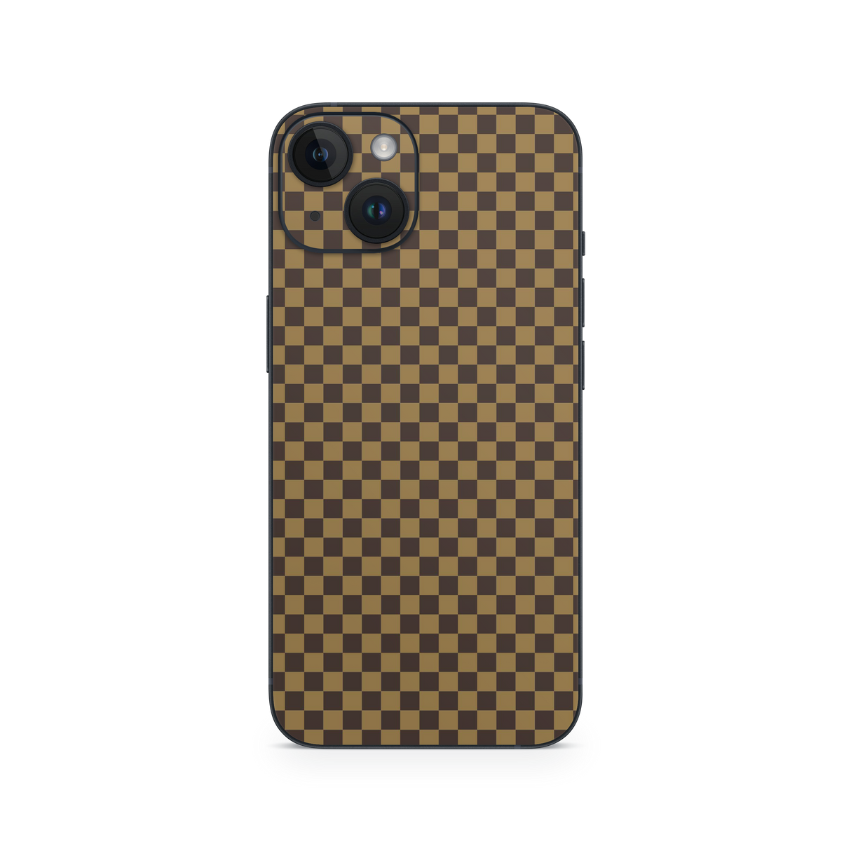 Apple iPhone Checkers brown Skin