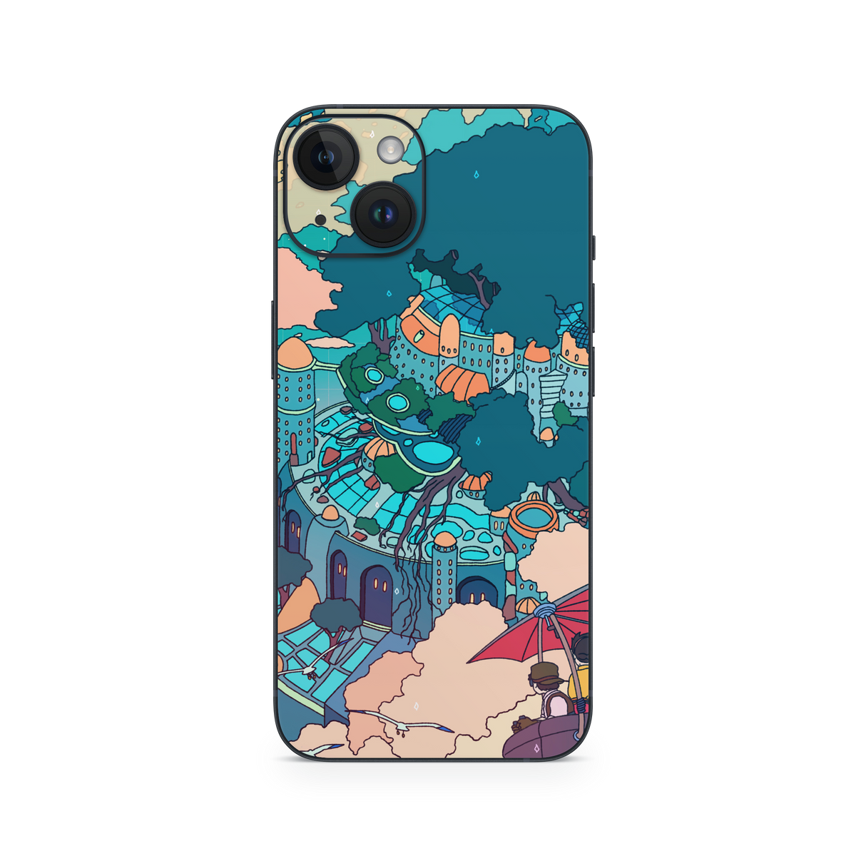 Apple iPhone Castle in the Sky Skin