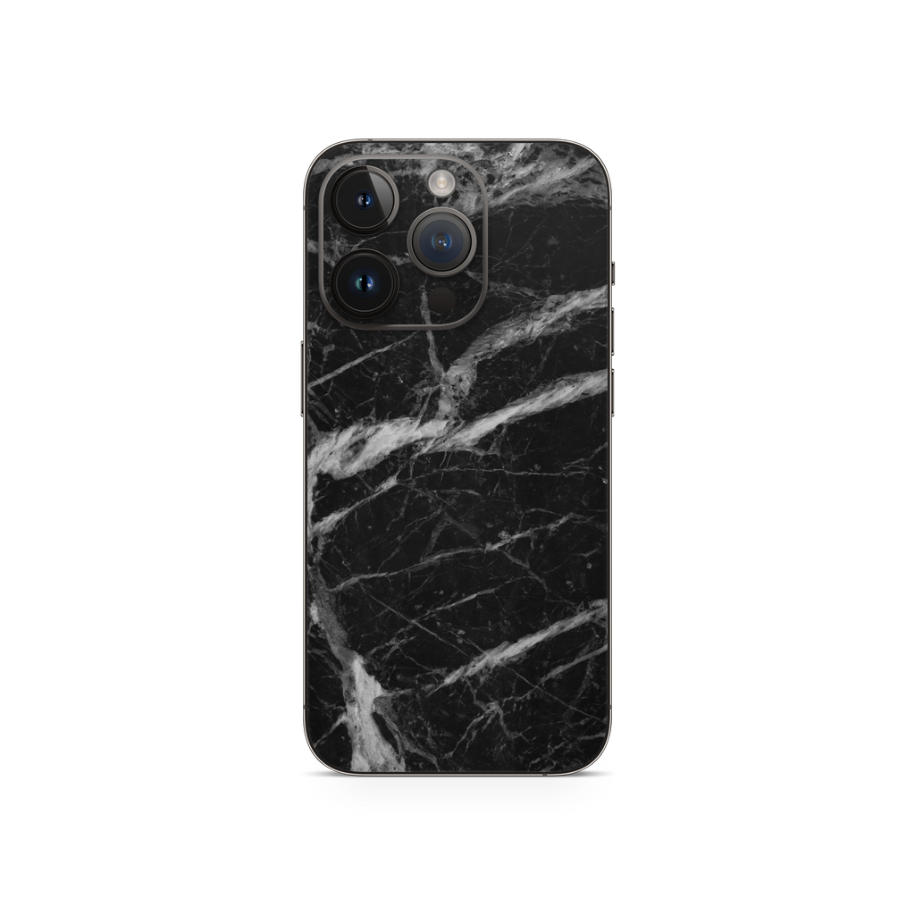 Apple iPhone Black Marble Skin